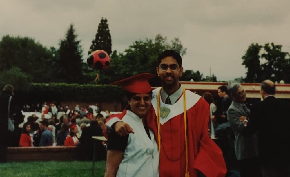 Ramit during his school graduation