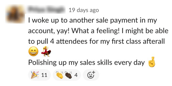 Slack post_Earnable Win